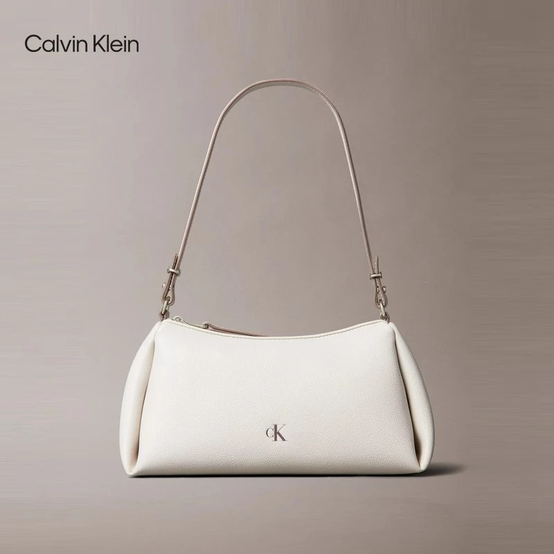 CK女包25春夏休闲通勤印花单肩枕头包腋下包4K3082G