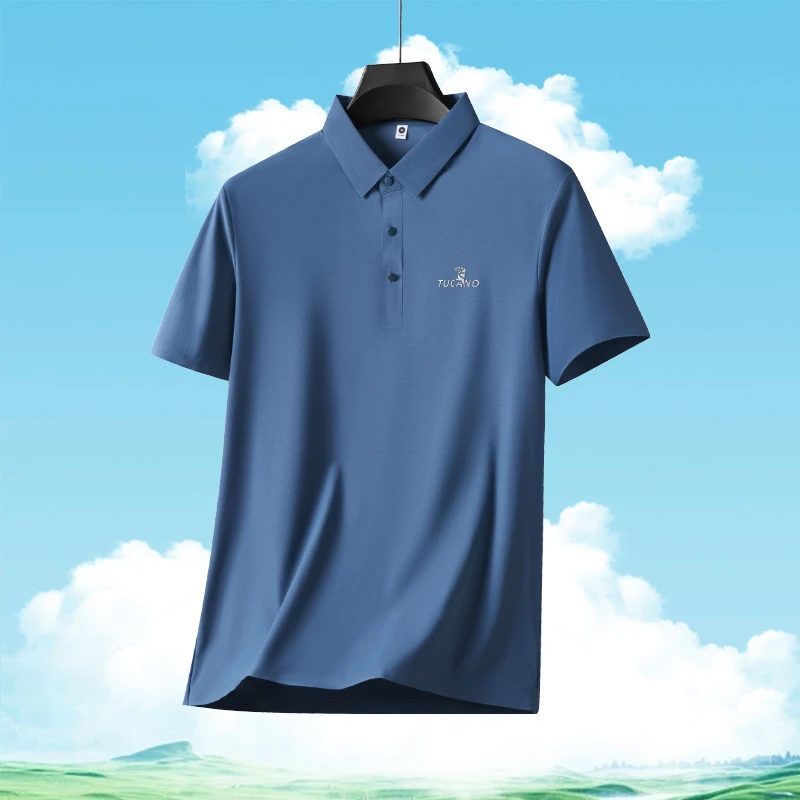 啄木鸟专版夏季短袖polo衫T恤简约气质舒适百搭柔软冰丝清爽透气