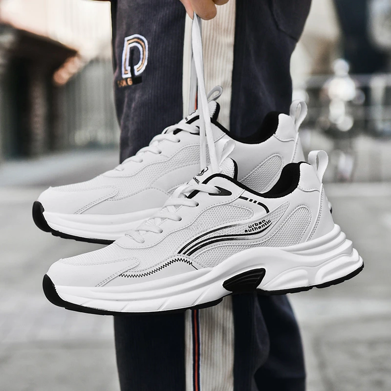 VANCAMEL/西域骆驼春夏季网面透气休闲跑步鞋男士潮流百搭运动鞋