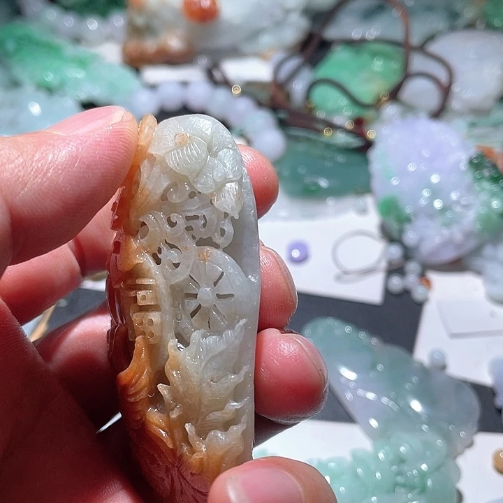 定制翡翠未镶嵌梦*天然