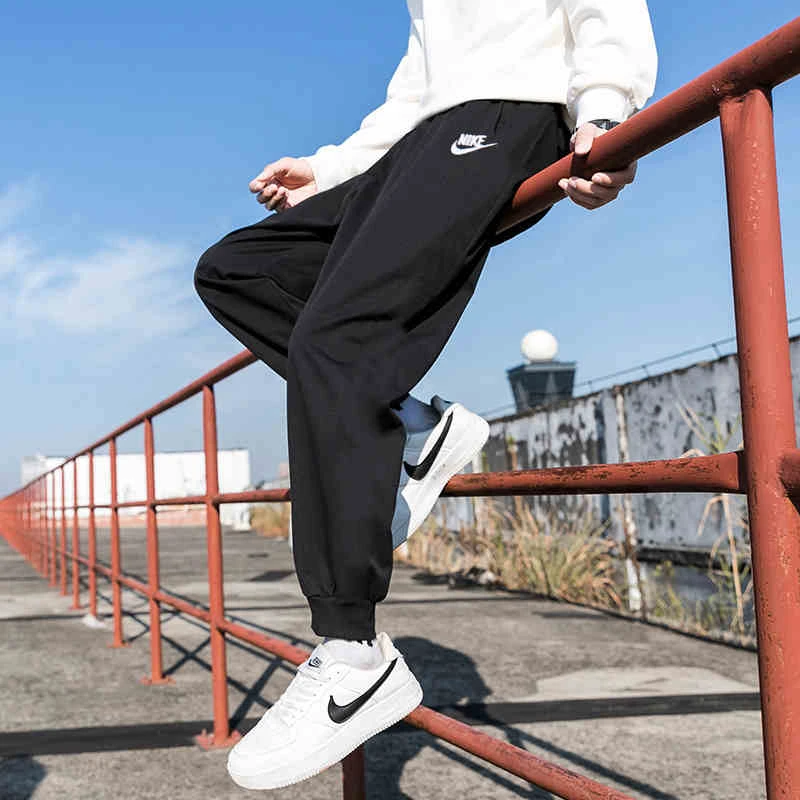 Nike耐克针织束脚长裤男2025新款高能感运动裤休闲跑步裤子FQ4331