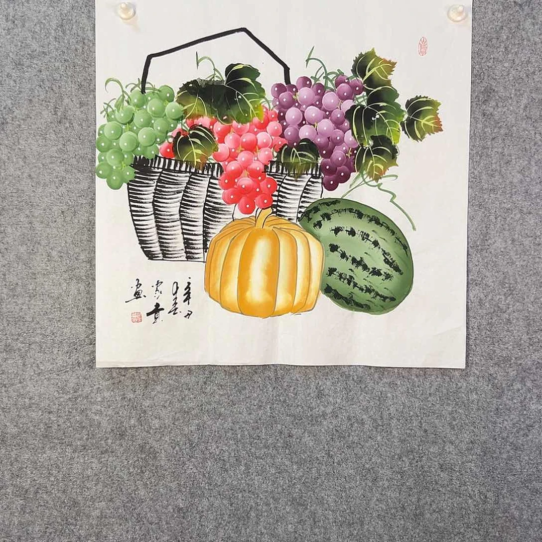 国画526 花鸟在此鸣叫的声响声