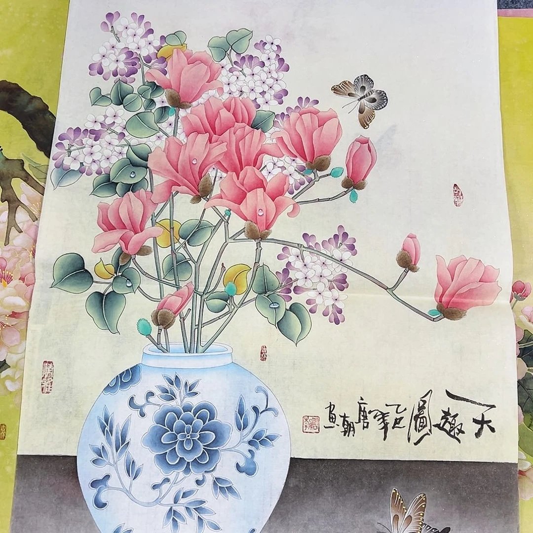 国画纯手绘作品欣赏