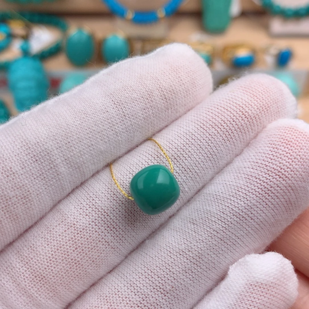 绿松石未镶嵌配饰8.5-8.2mm