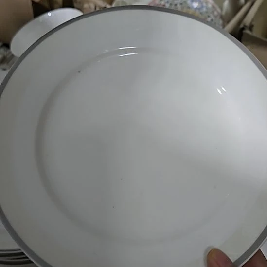 瓷片微瑕8寸6个浅盘6666666666