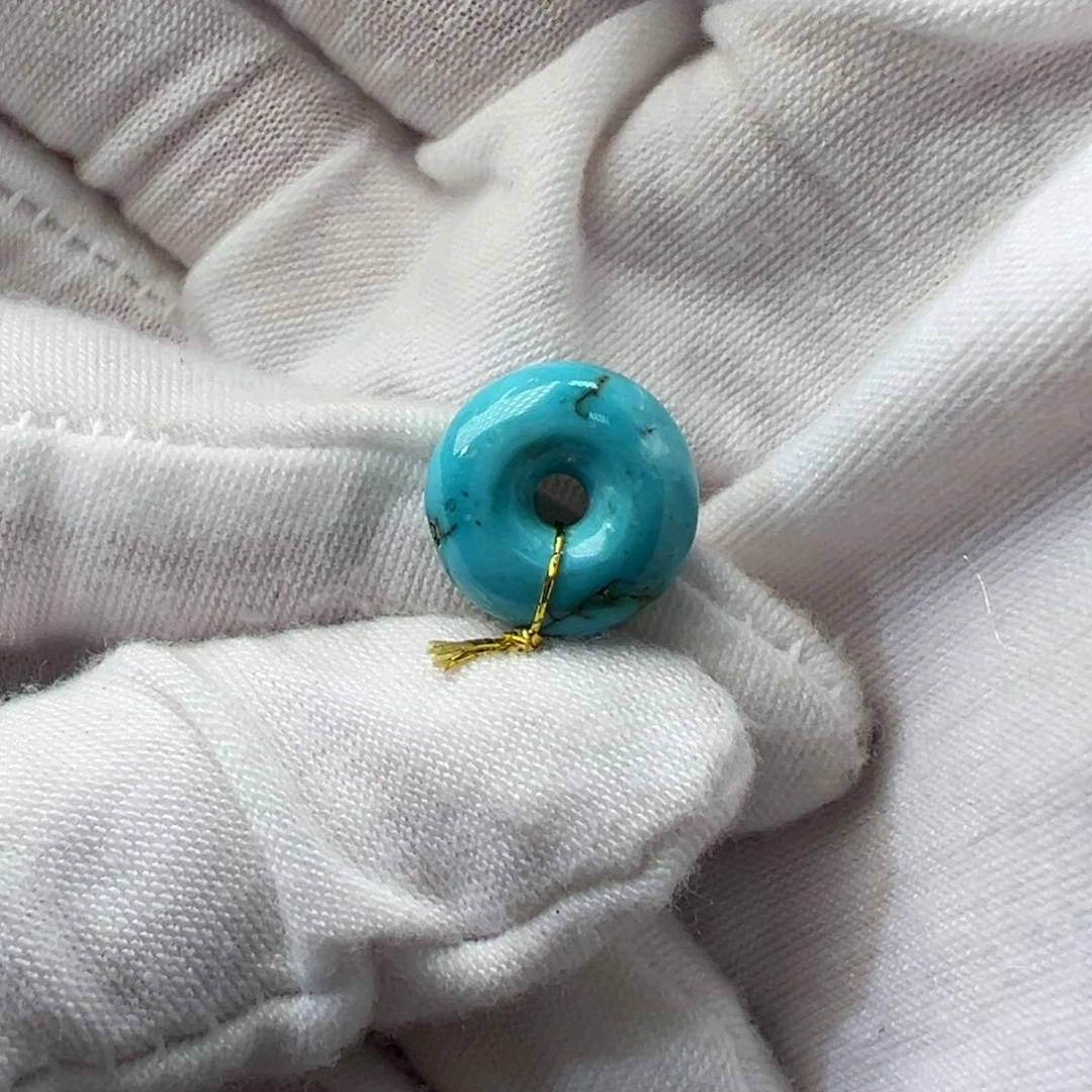 绿松石未镶嵌直径13mm直径13.2