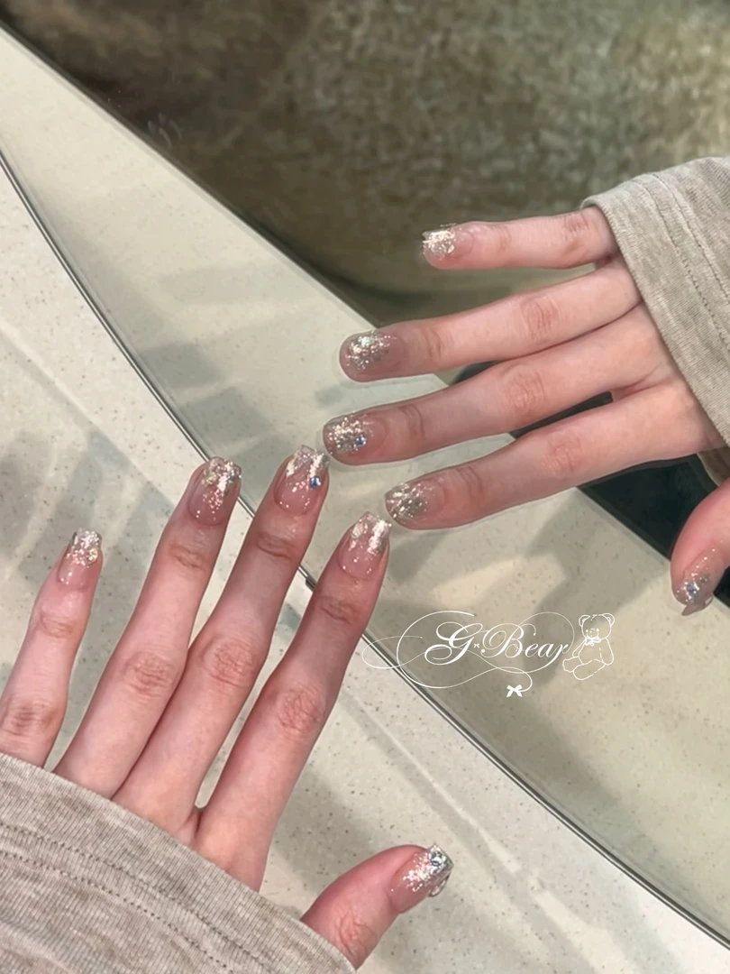 灰色小熊 G.BEAR【维纳斯之泪】高级感氛围感显白纯手工穿戴甲