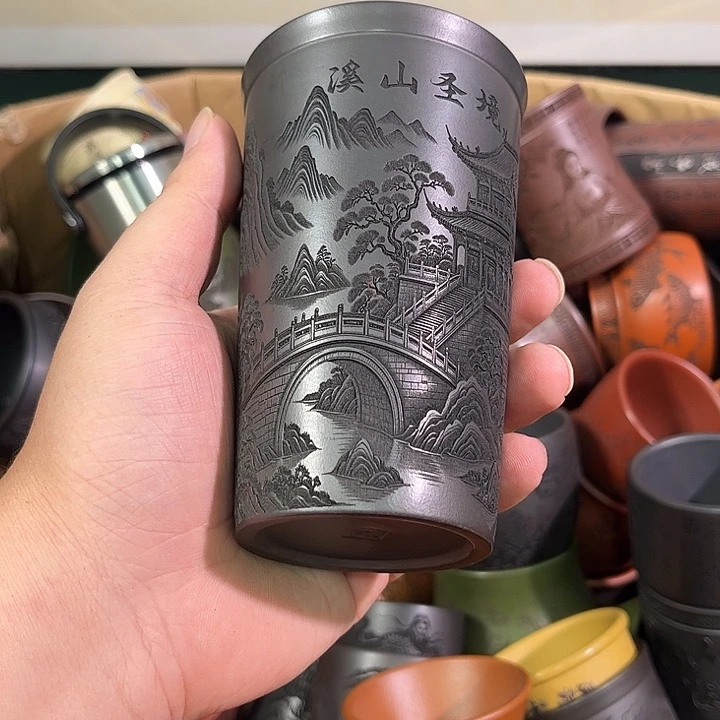 茶杯紫砂全手工紫砂主人杯