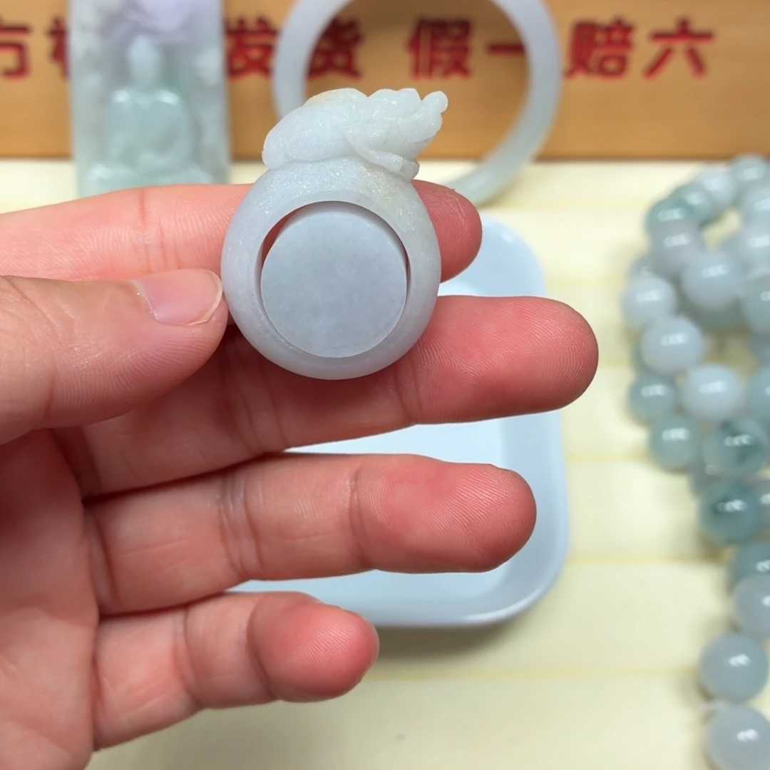 定制翡翠未镶嵌扳指