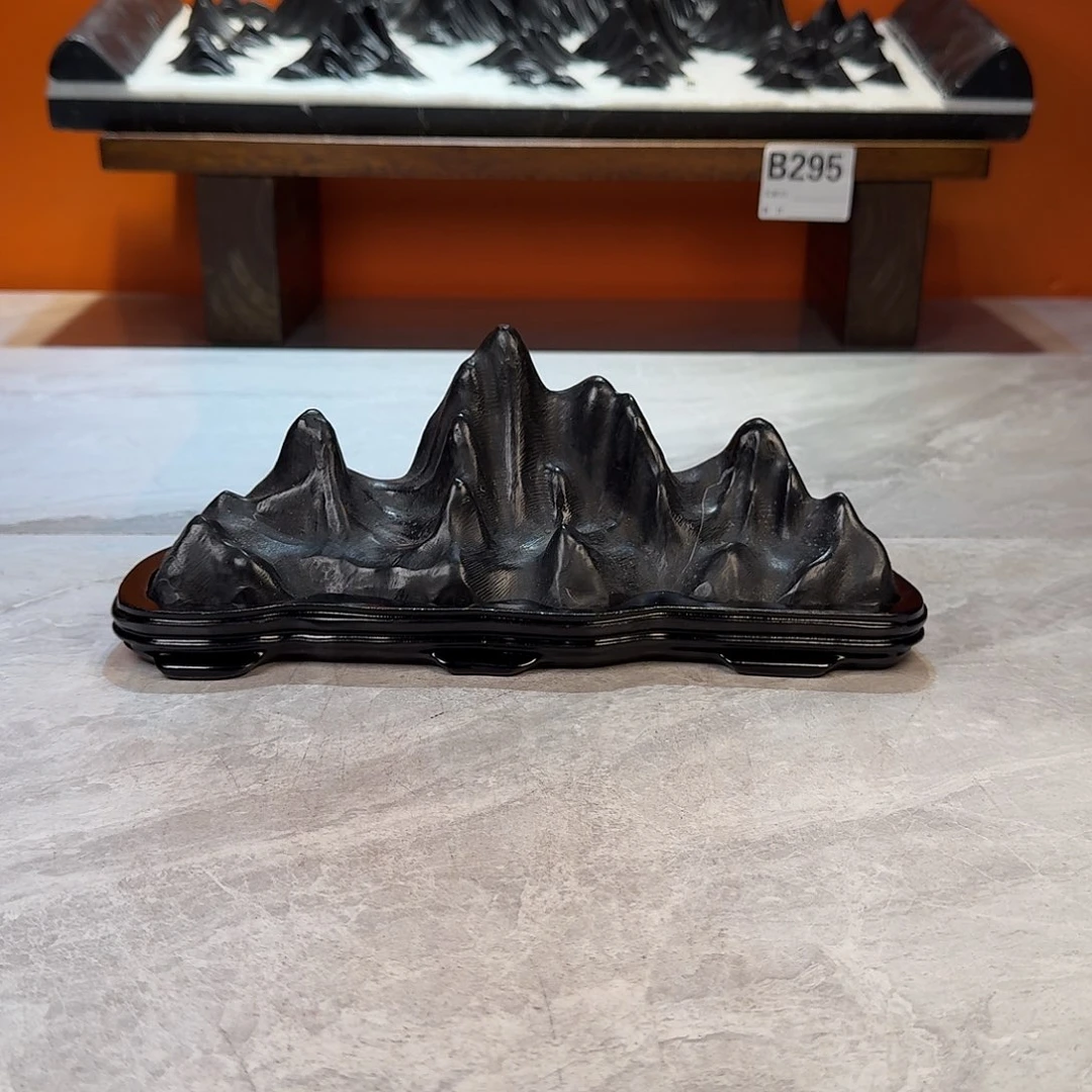 灵璧石雕刻奇石摆件夜**人