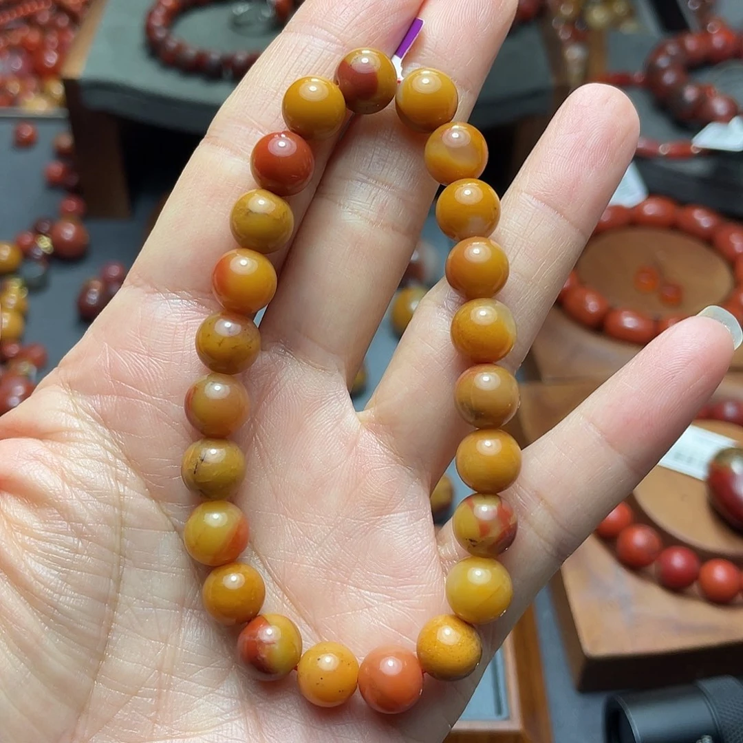 未镶嵌手串8多样性发1南红玛瑙