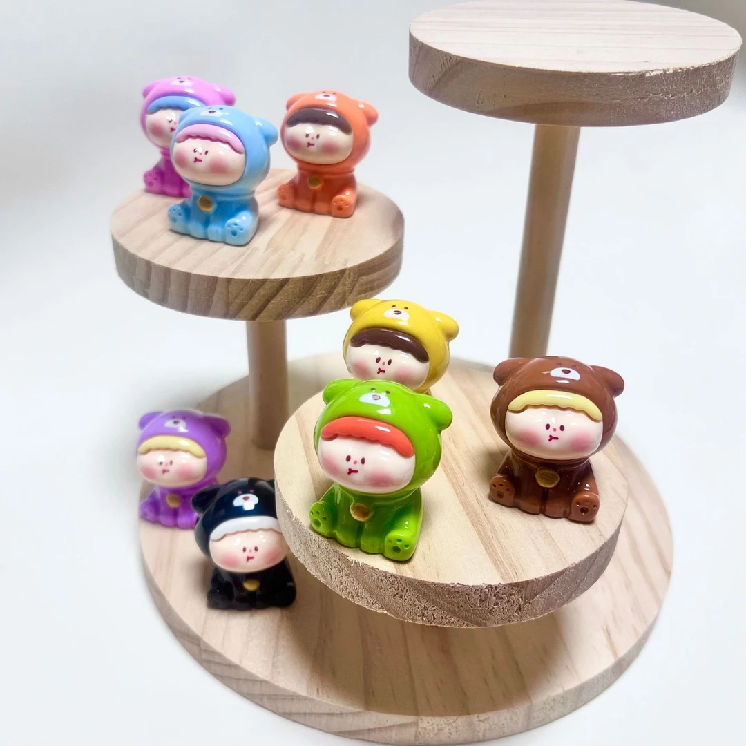 【直播拆】树脂小熊diy创意手工树脂摆件