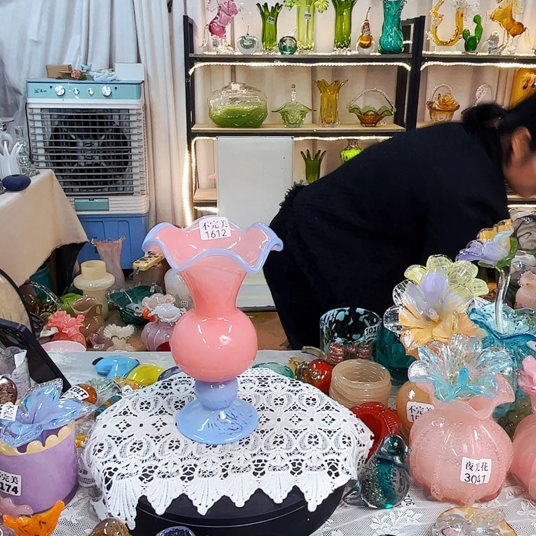 1612 家悦美居琉璃摆件不完美