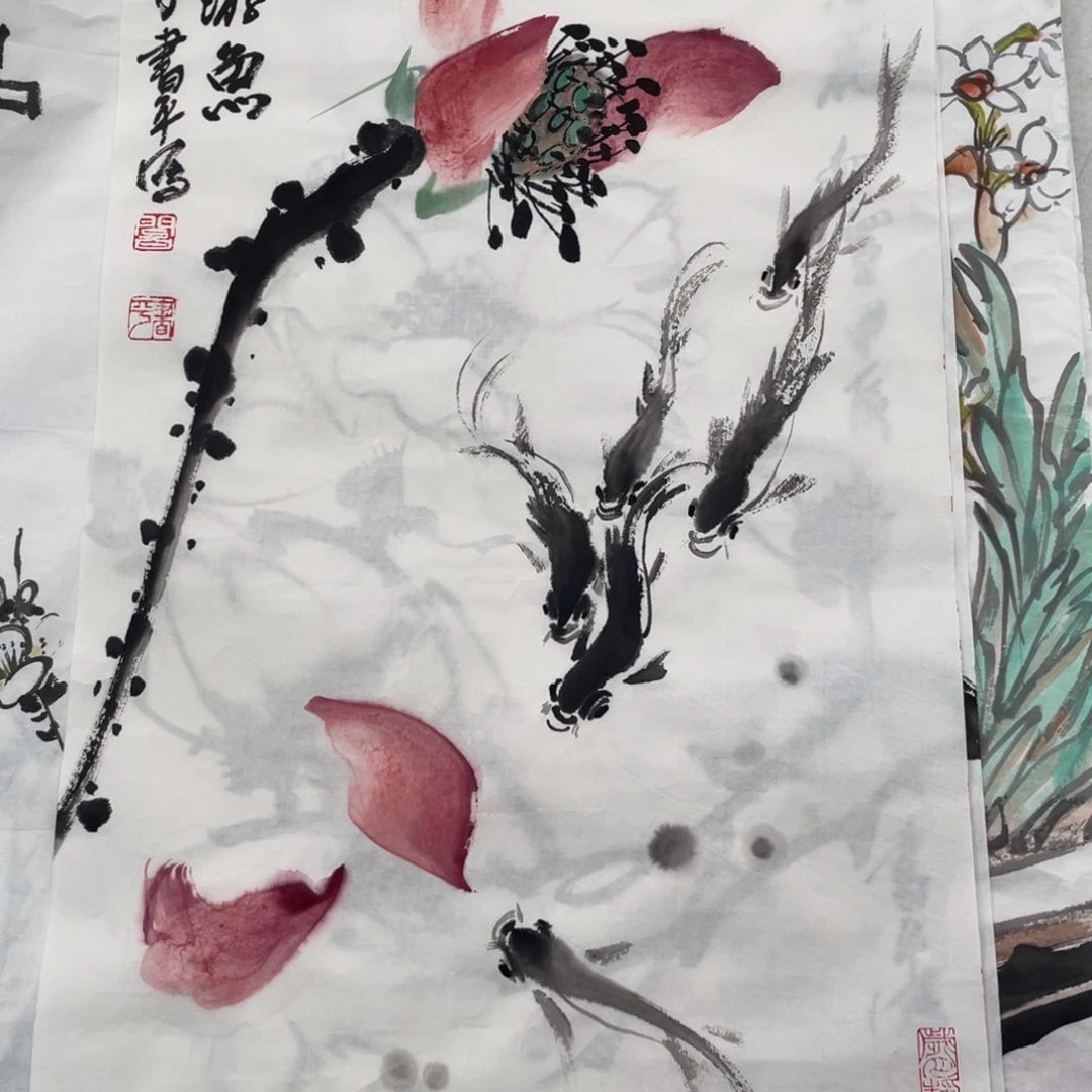 国画闫书平老师绘画