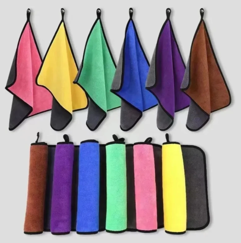 【三单五单屯】8条包边款擦车毛巾抹布强吸水不掉毛刷碗