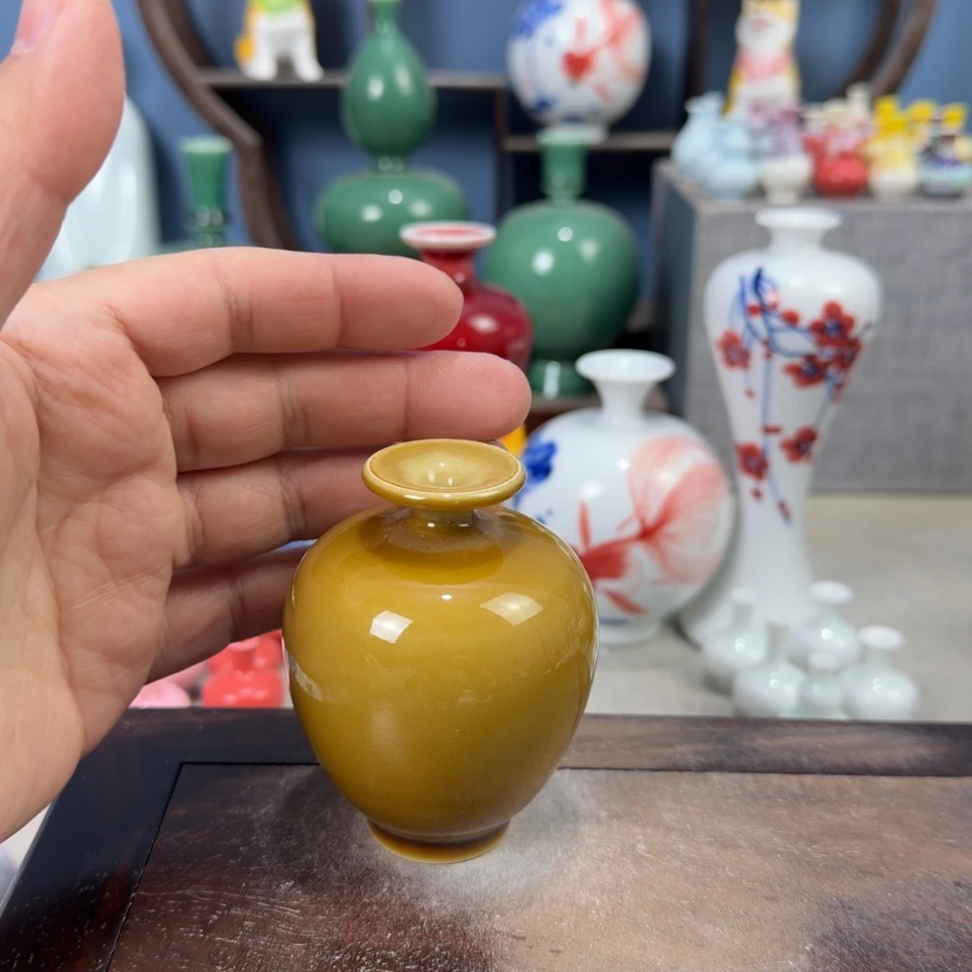 陶瓷手工小花器摆件