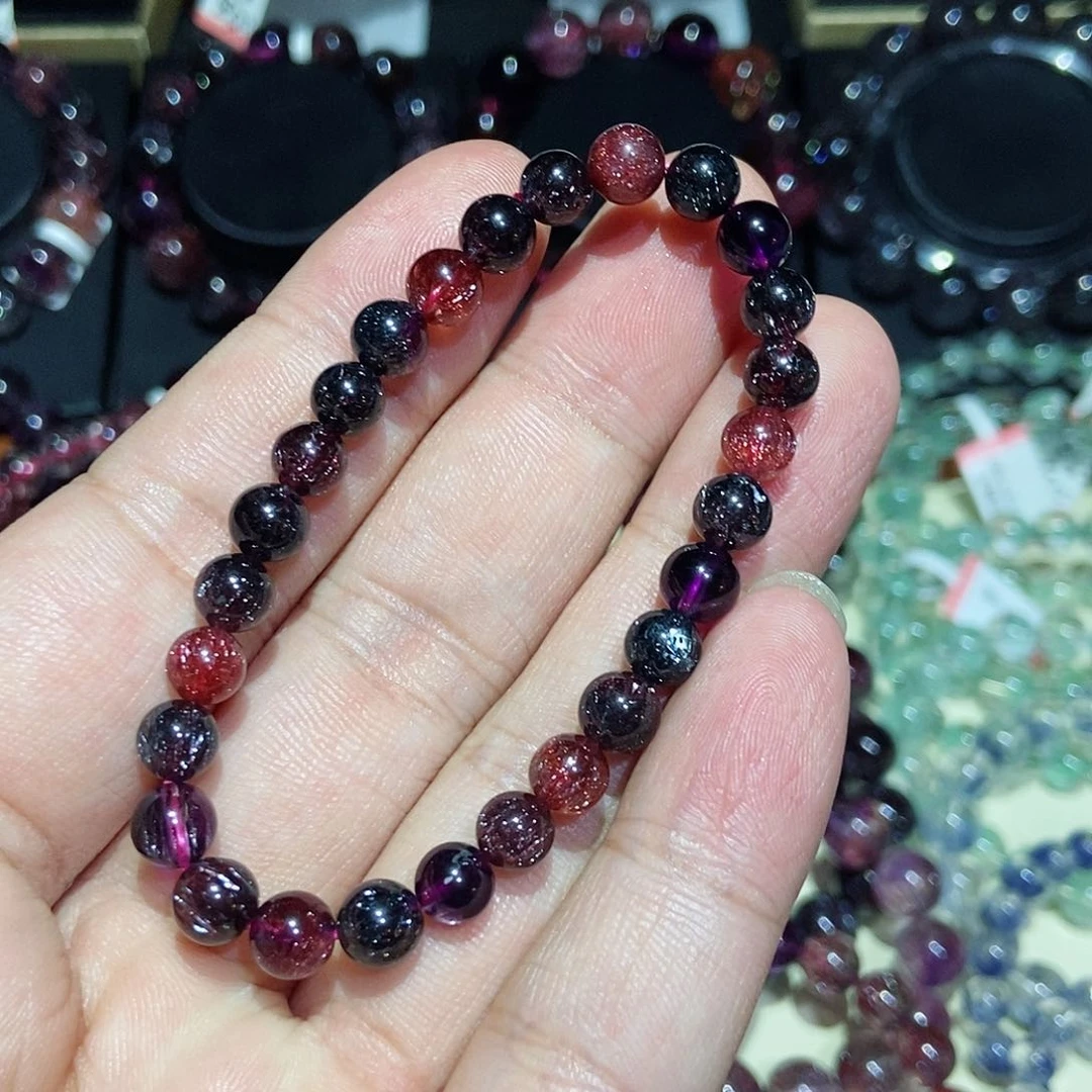 手链未镶嵌水晶黑加仑