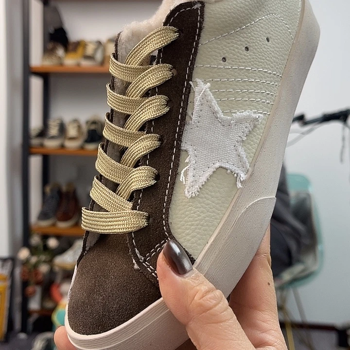 棕色37码小脏鞋特价鞋盒坏