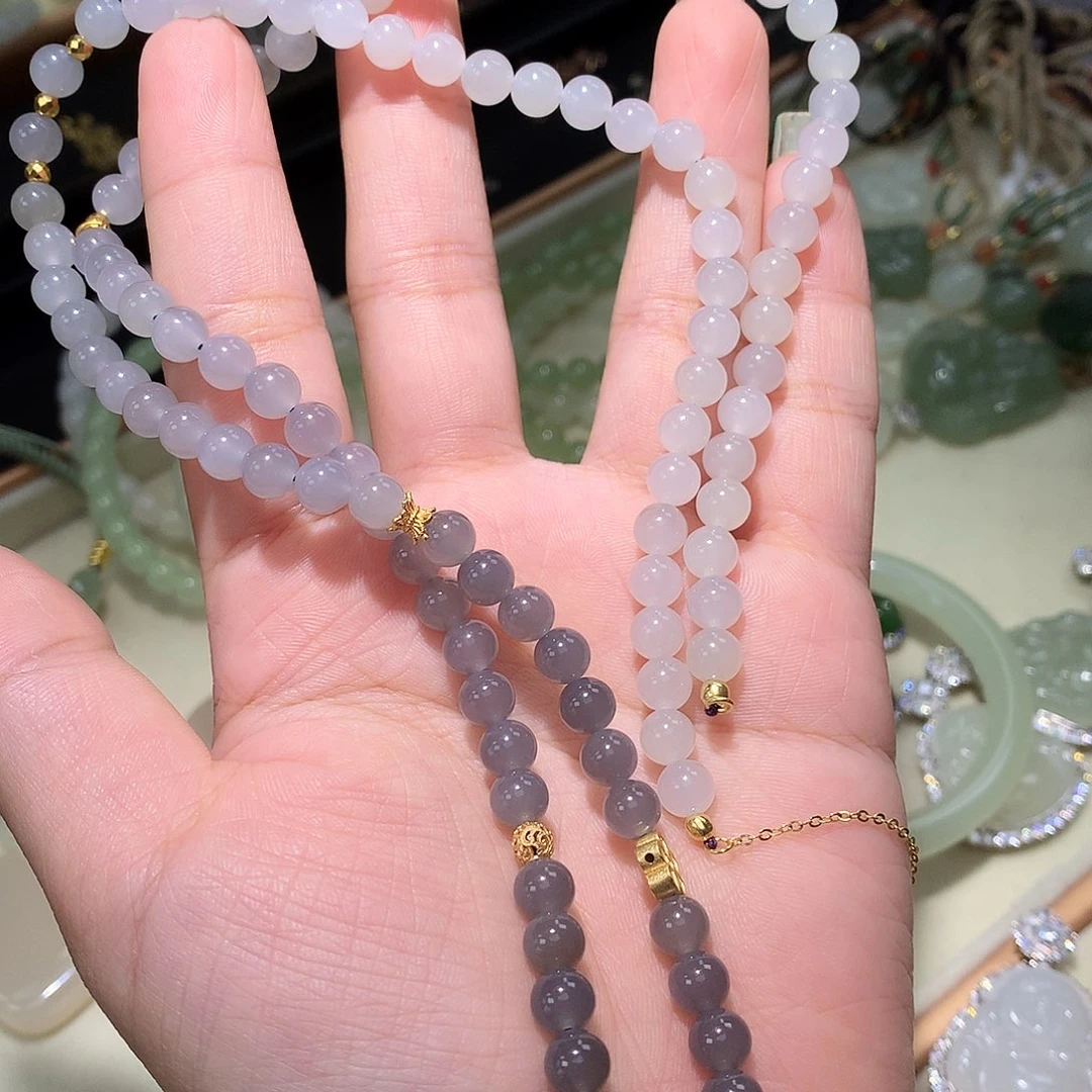 和田玉银S925镀金镶嵌毛衣链是****✨