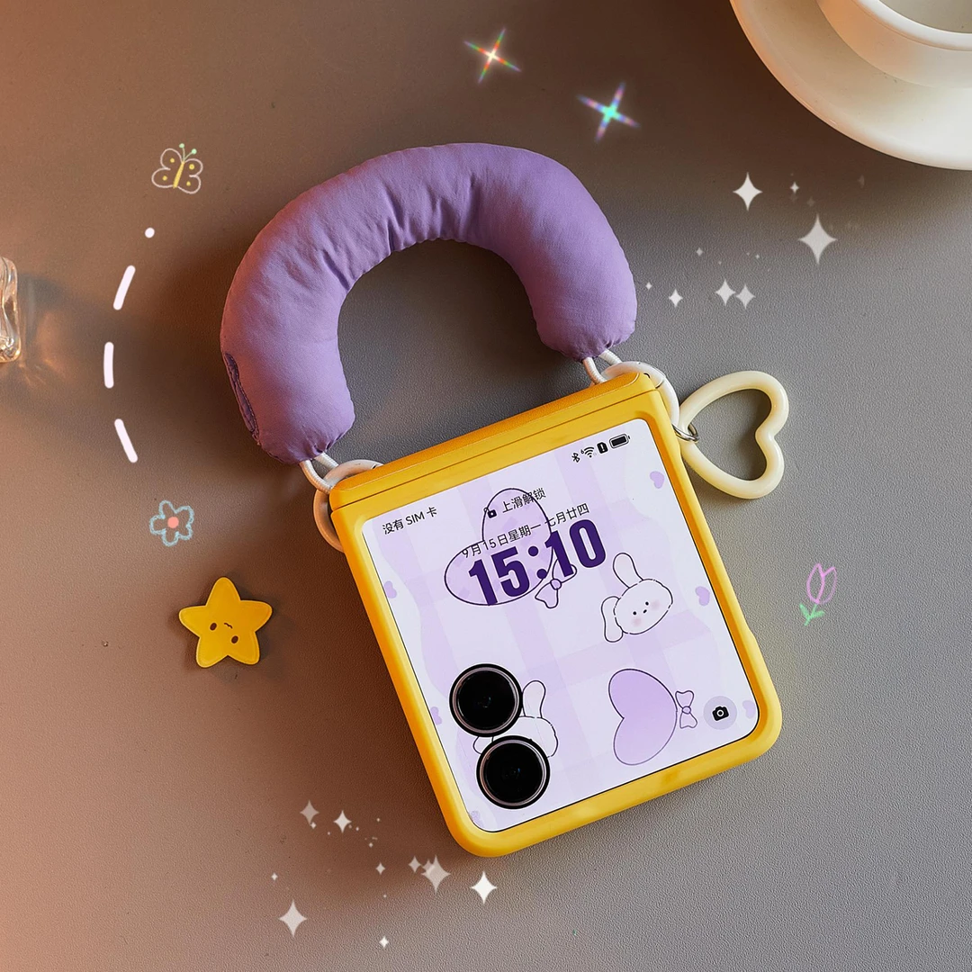 适用荣耀magicvflip2手机壳中轴铰链全包防摔折叠屏保护壳带支架