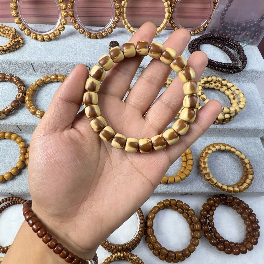 手串紫金鼠实心紫金鼠三花手串10.3