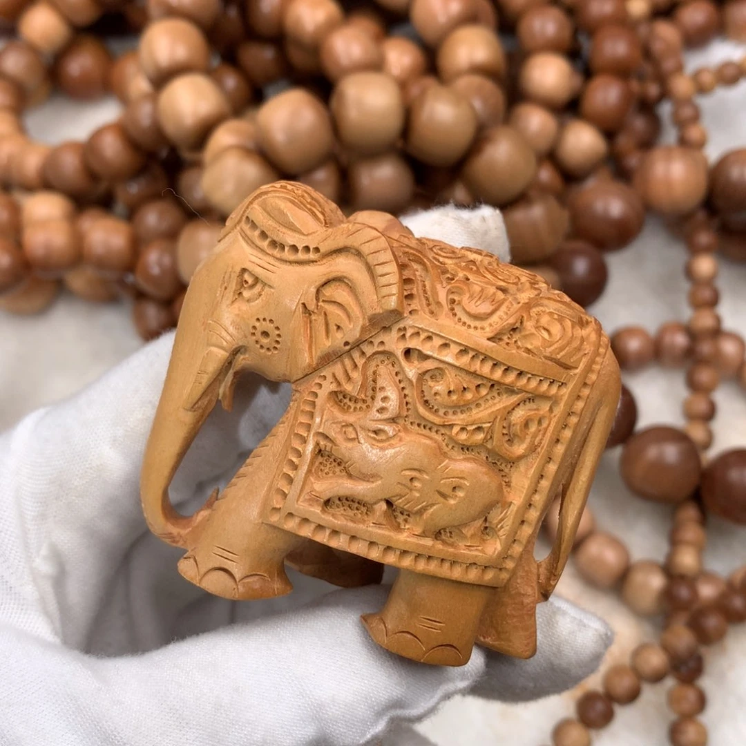 檀香木其他实心福利象