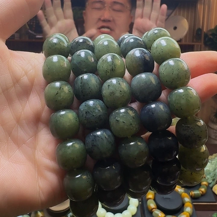 和田玉手串未镶嵌