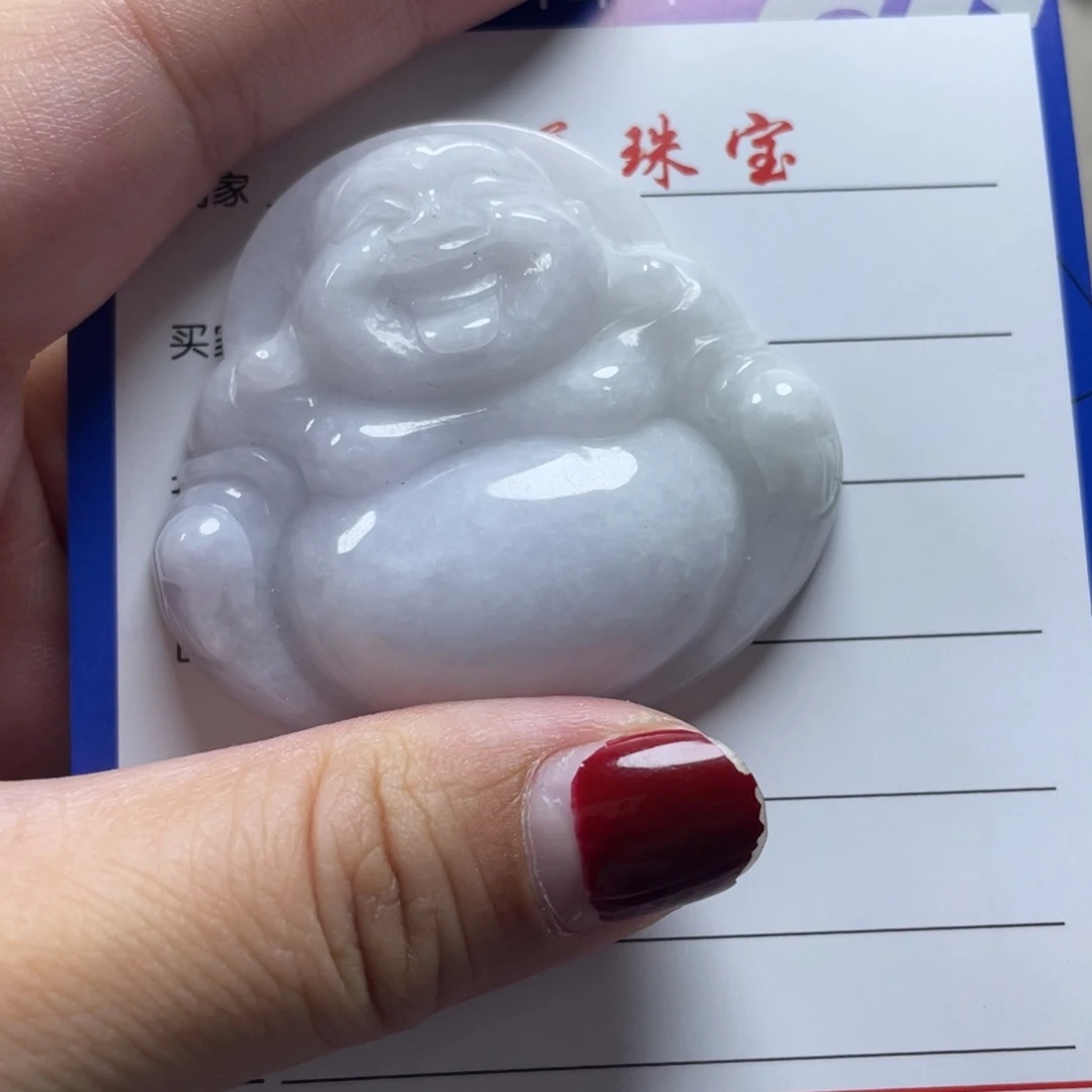 翡翠颈饰未镶嵌微瑕介意勿拍