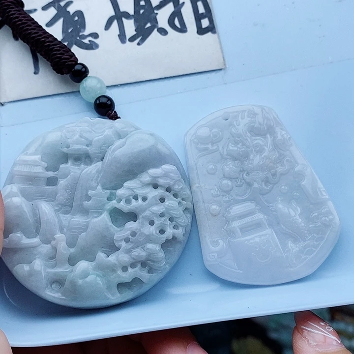 翡翠未镶嵌颈饰翡翠