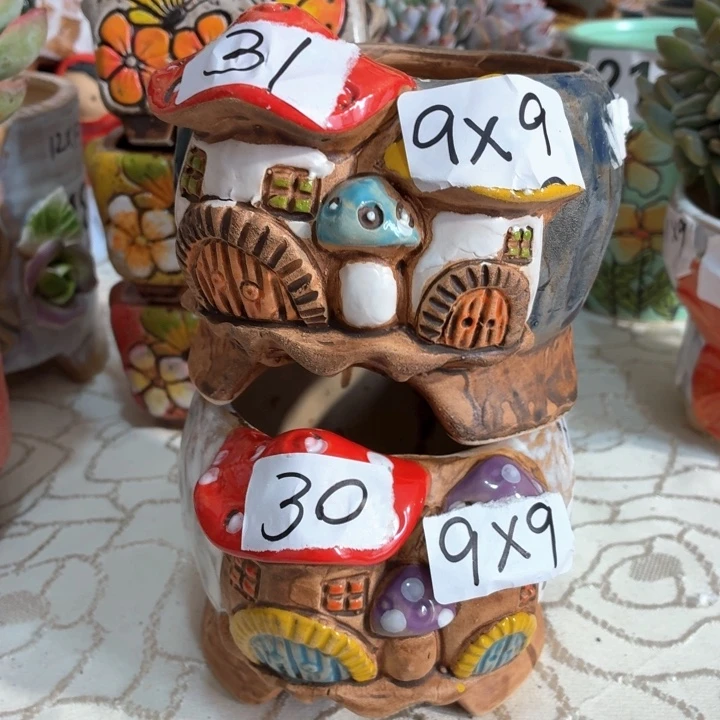 多肉花盆满15包邮