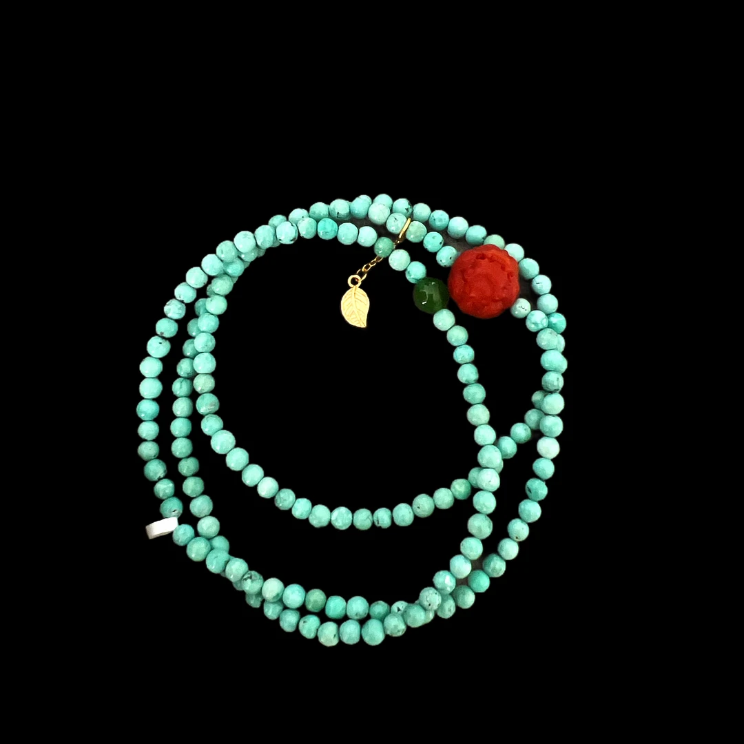 V9118绿松石手串孤品