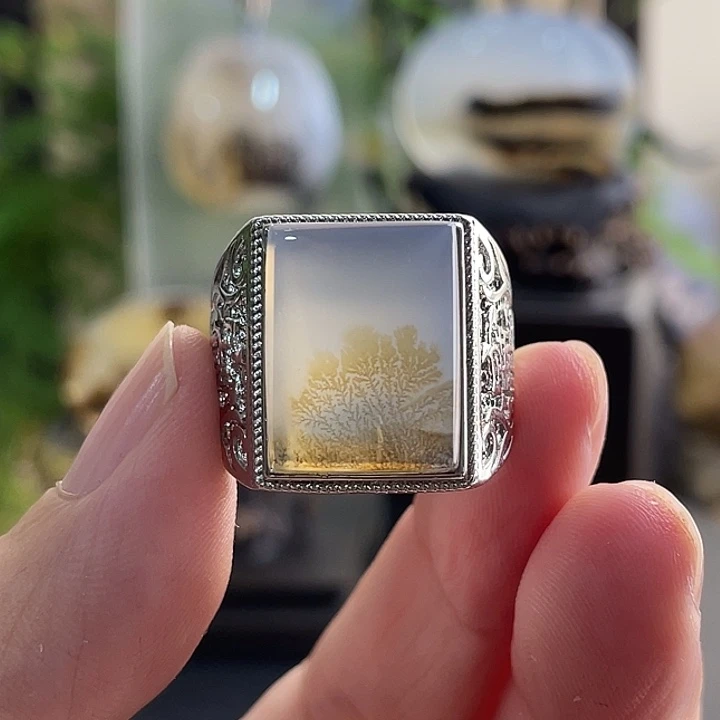 玛瑙/玉髓合金珠宝半成品