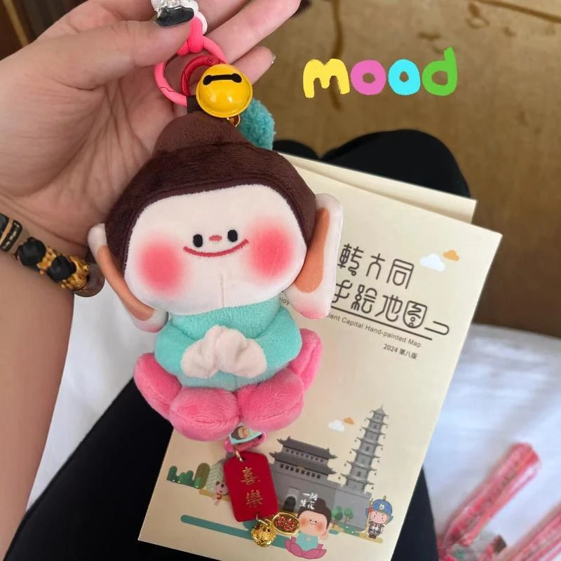 【精品莲花小佛】佛小伴包包挂件车挂件山西大同文创纪念品挂件毛绒