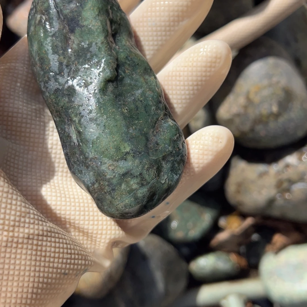 福***家长石玉合金藏玉藏玉