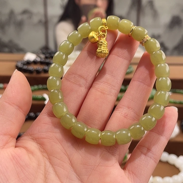 和田玉未镶嵌手链