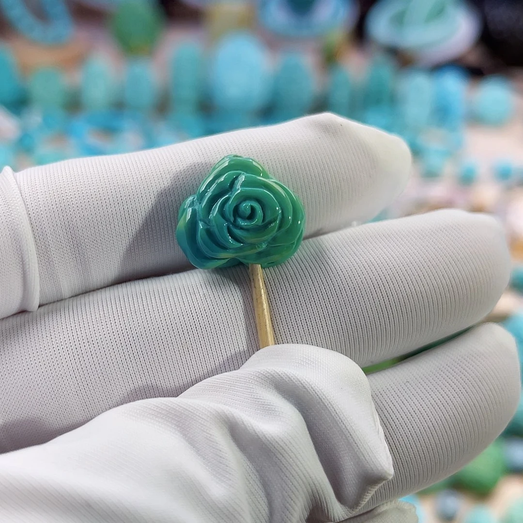 绿松石珠宝奇石未镶嵌