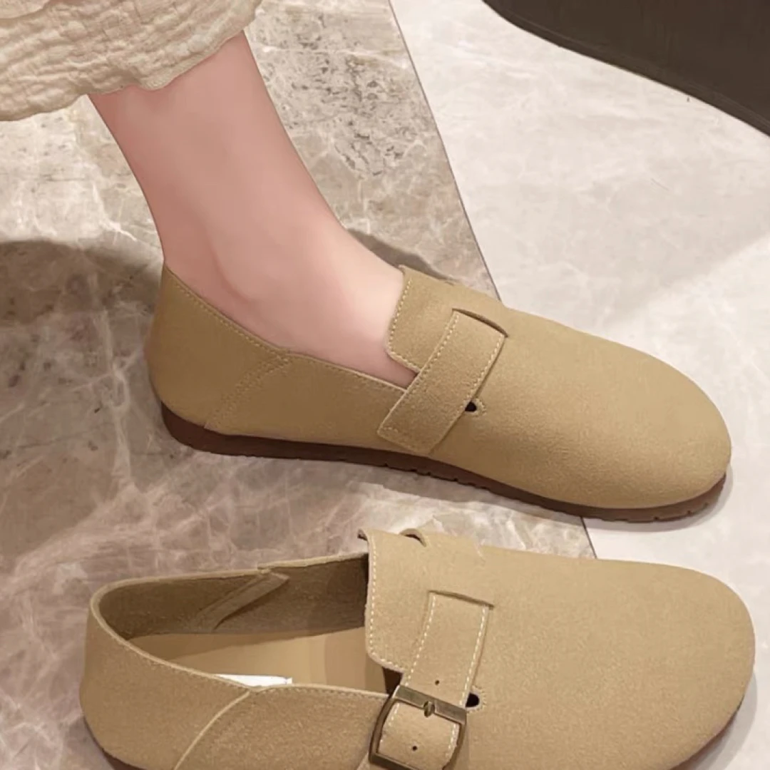 【2023】全包春季新款软底女鞋平底博肯鞋
