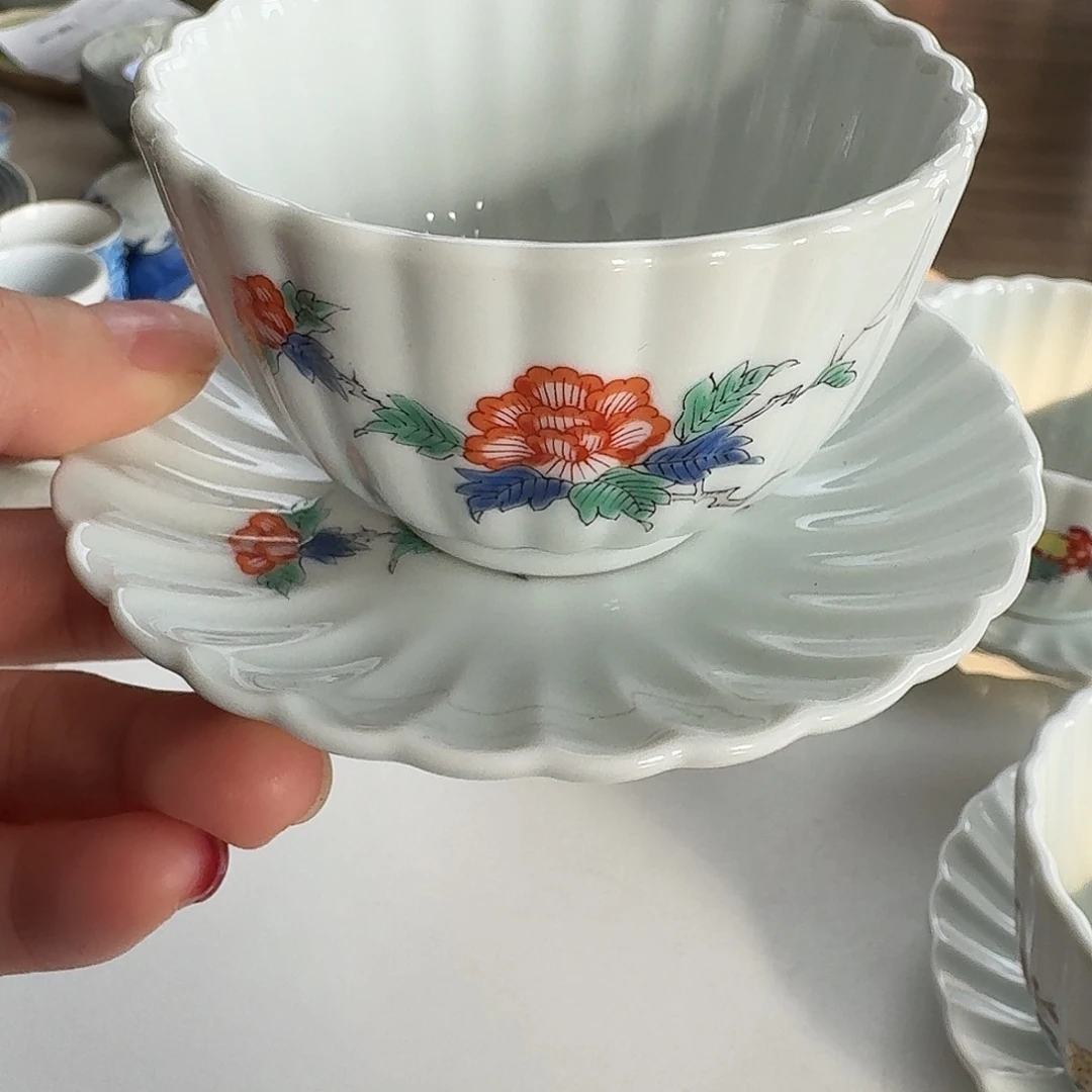 瓷杯碟2件套，全新