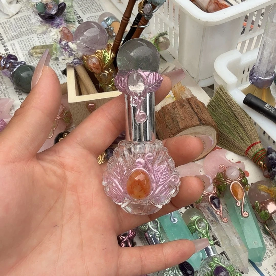 烟晶手链未镶嵌萤石