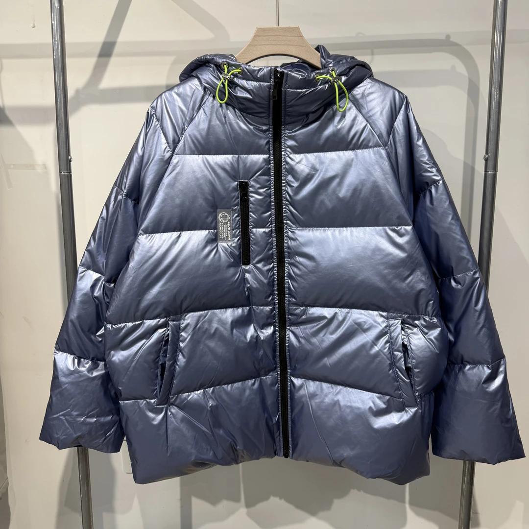 冬季亮面连帽羽绒服DGCAYRF3542