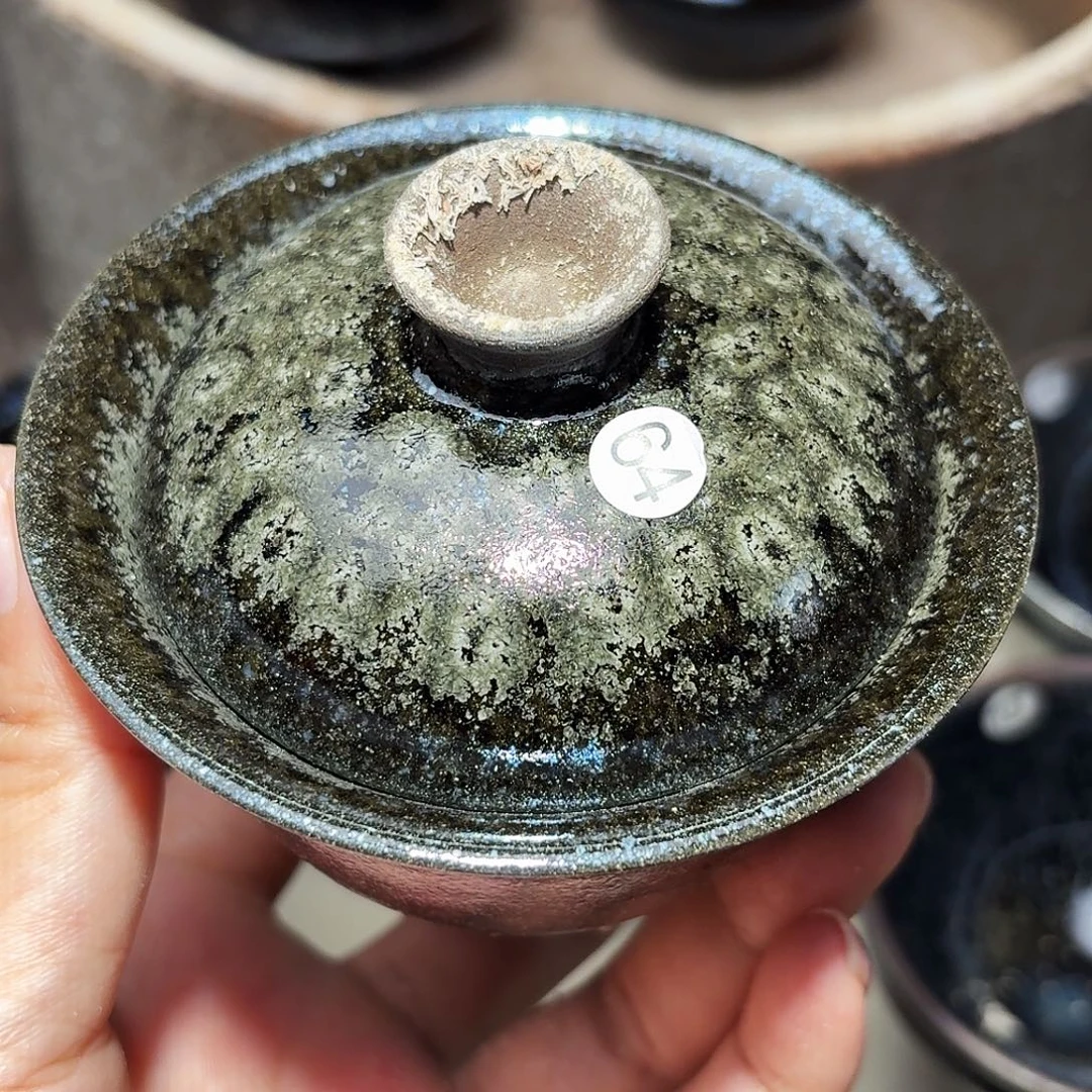 云***海茶盏义兴龙窑建盏64微瑕