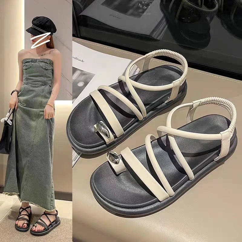 Y97沙滩凉鞋女款海边可下水湿水沙滩鞋配裙子女士2025新款防滑