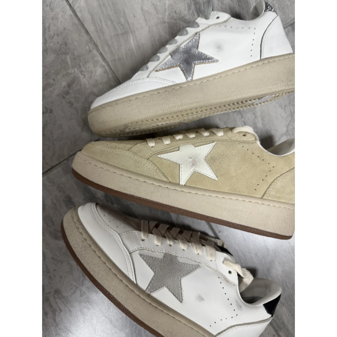 老王甄选 时尚简约厚底内增高是女士星星鞋