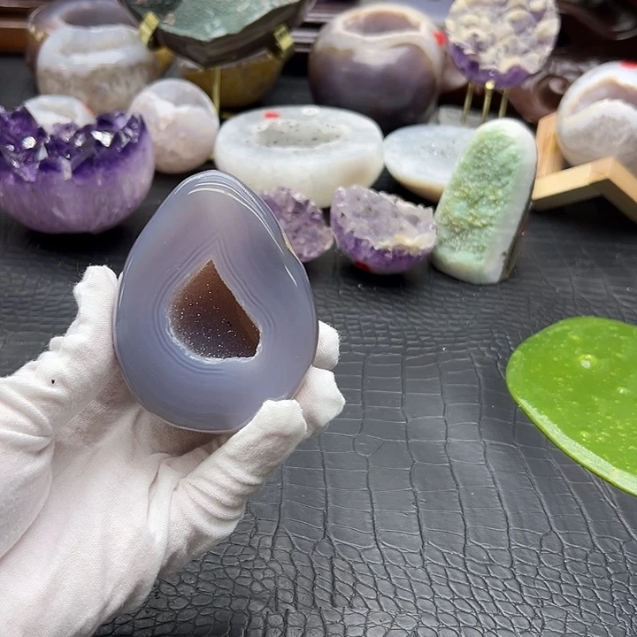 水晶未镶嵌珠宝半成品
