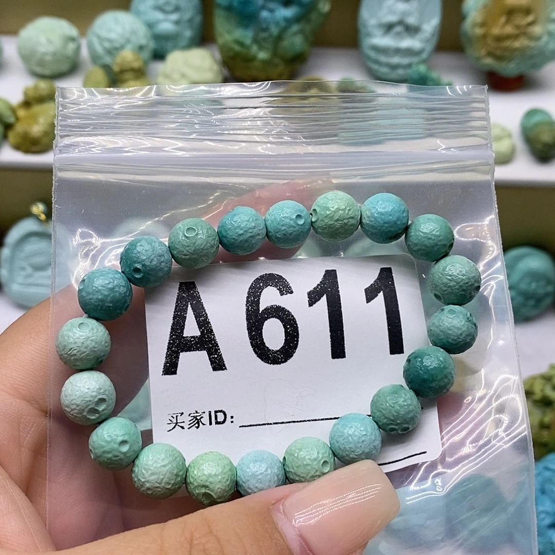 未镶嵌绿松石绿松石配饰定制一****夫