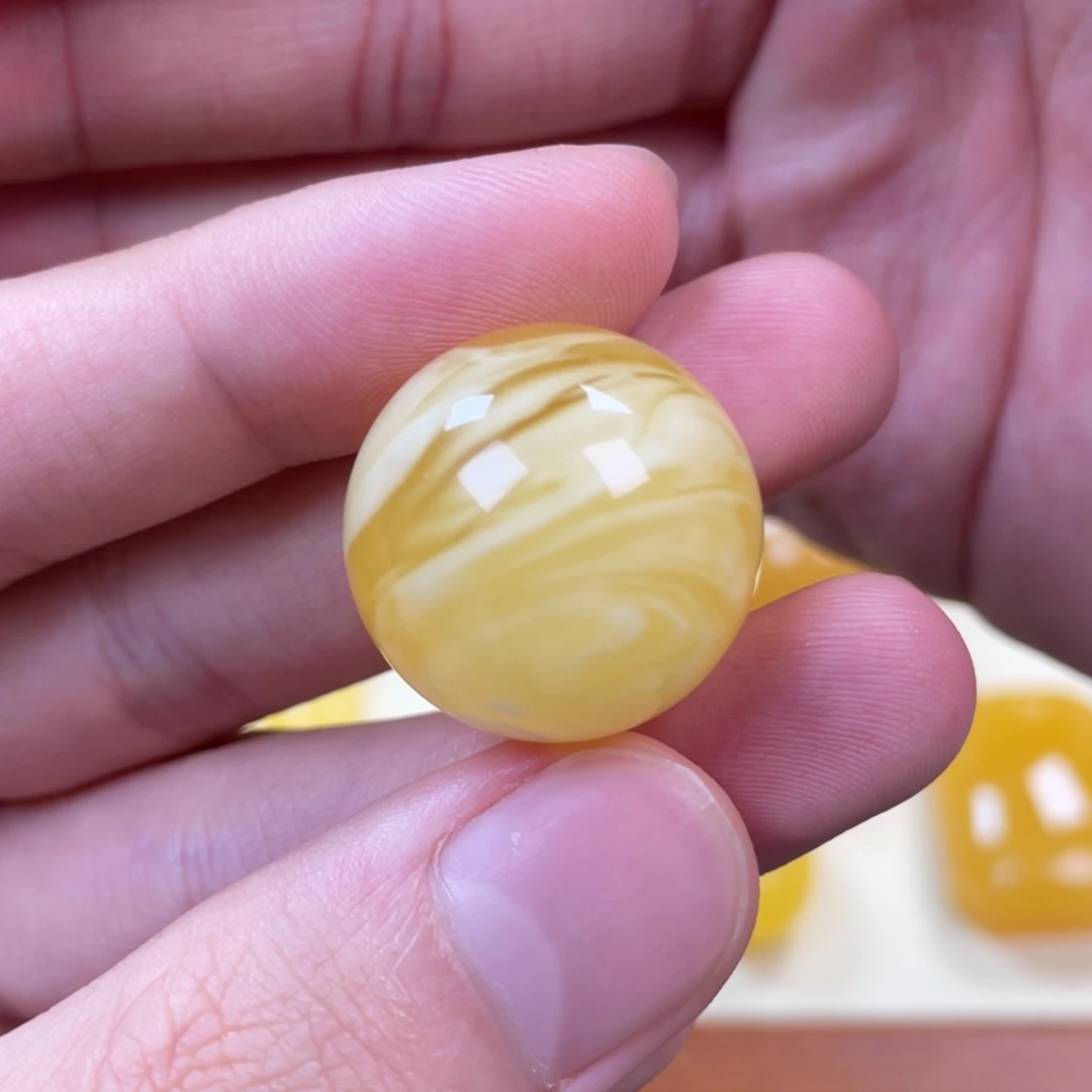 未镶嵌琥珀手链圆珠
