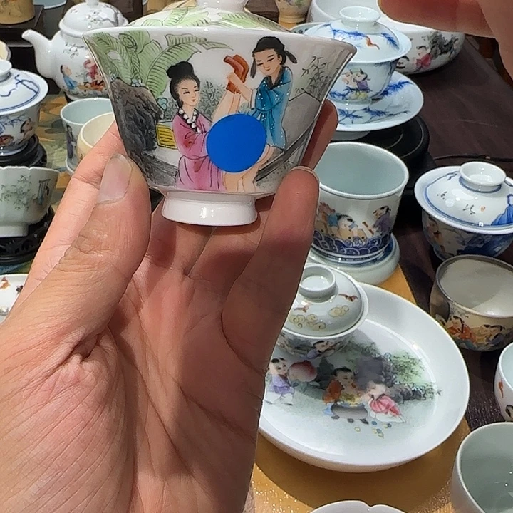 澄***尖景德镇陶瓷手绘作品
