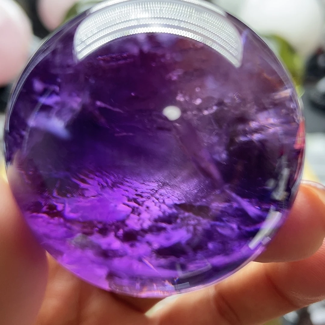 紫晶未镶嵌珠宝半成品B354水晶