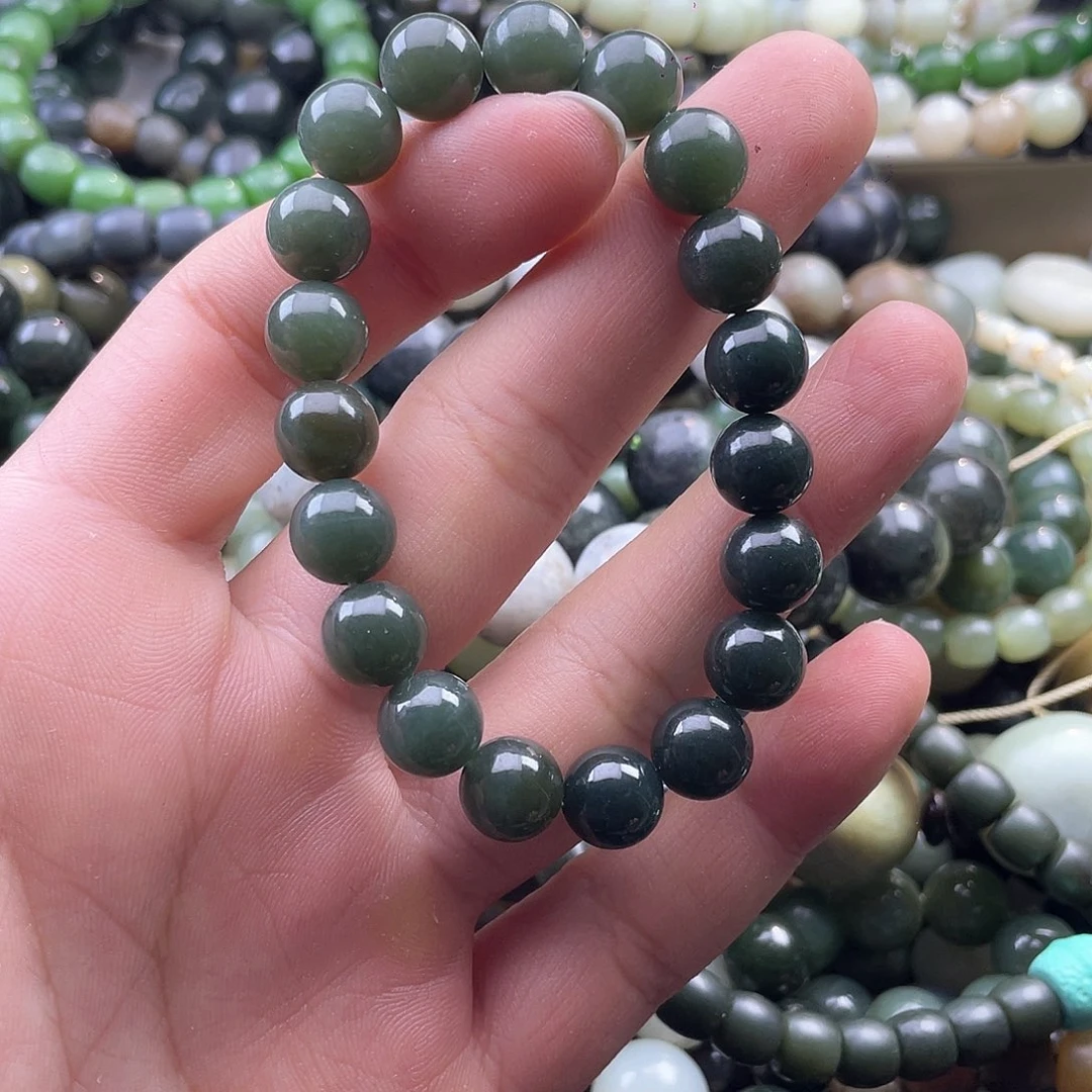 和田玉手串未镶嵌