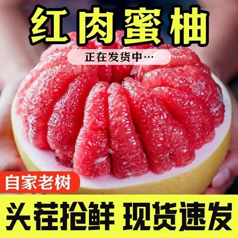 Z【多仓发货】老树红心蜜柚当季红心柚子新鲜采摘皮薄肉厚清甜多汁